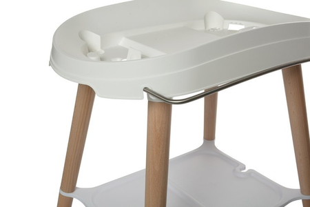 bébé-jou Stojak bukowy do wanienki Sense White 4217001