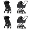 Bumprider Connect Mini Czarny wózek 2w1 bliźniaczy