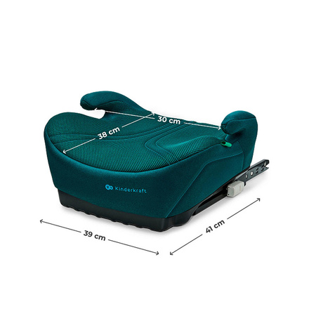 Kinderkraft Podstawka samochodowa I-Boost 2 Pro I-Size Ciemnozielony 125-150 cm
