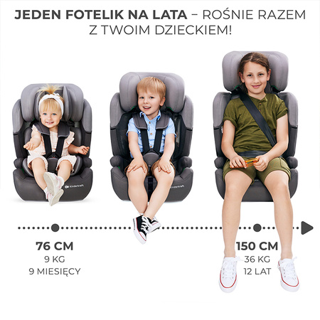 Kinderkraft Comfort Up i-Size Fotelik samochodowy 76-150 cm