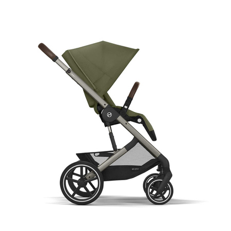 Cybex Balios S Lux 2.0 Moss Green zestaw 3w1 z fotelikiem Cloud G Plus