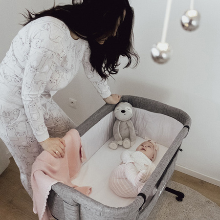 Petite&Mars Nextie 2w1 łóżeczko dostawne