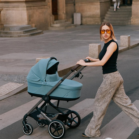 Cybex Balios S Lux 2.0 Stormy Blue zestaw 3w1 z fotelikiem Cloud G Plus