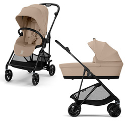 Cybex Melio 2025 Almond Beige wózek 2w1 głęboko-spacerowy