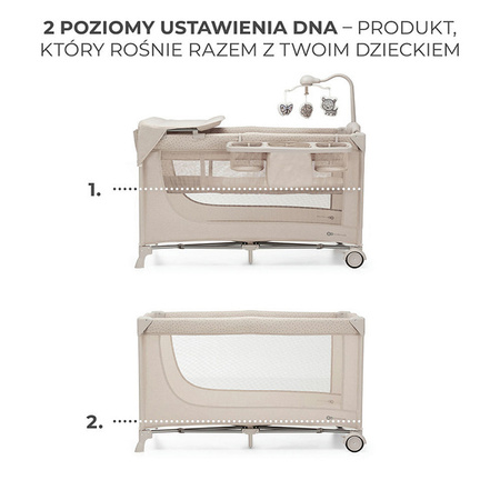Kinderkraft Joy 2 z akcesoriami łóżeczko turystyczne 3w1