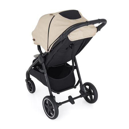 Petite&Mars Royal 3 Sahara Beige stelaż Black wózek spacerowy