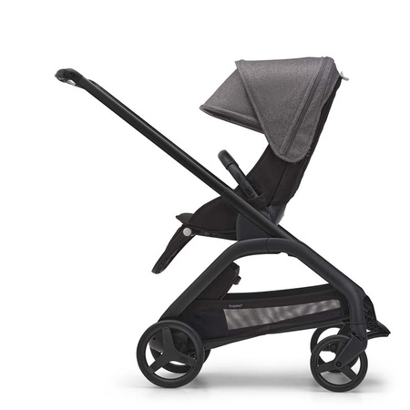 Bugaboo Dragonfly wózek spacerowy rama Black/Midnight Black-Grey Melange