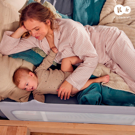 Kinderkraft Barierka do łóżka Guard&Dream Light Grey