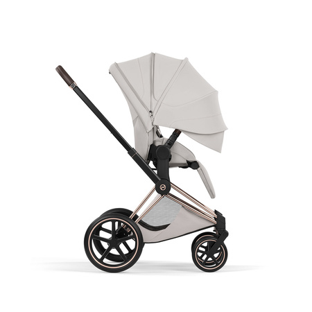 Cybex Priam 5.0 Rosegold City Grey zestaw 3w1 z fotelikiem Cloud T i-Size