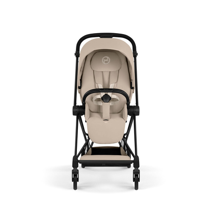 Cybex Mios 4.0 Comfort Matt Black Cozy Beige wózek 2w1 głęboko-spacerowy
