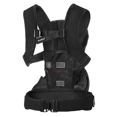 BabyBjorn nosidełko ONE Woven Czarny