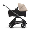 Bugaboo Dragonfly wózek 2w1 głęboko-spacerowy rama Graphite/Midnight Black-Desert Taupe