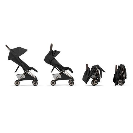 Cybex Coya 2 Style Champagne Gold Sepia Black wózek spacerowy