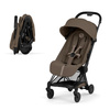 Cybex Coya 2 Comfort Matt Black Coconut Brown wózek spacerowy