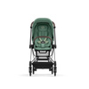 Cybex Mios Chrome Brown Leaf Green wózek spacerowy