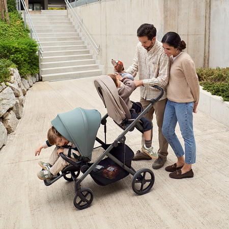 Anex Modu Greeny wózek 2w1 bliźniaczy rok po roku