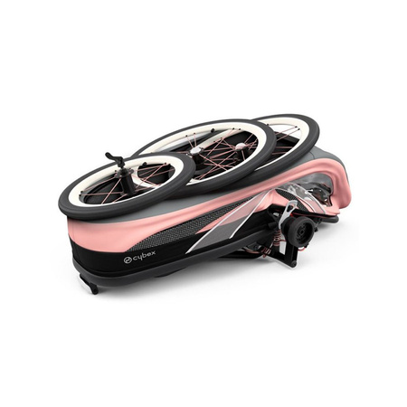 Cybex Zeno Siedzisko Silver Pink przyczepki do biegania