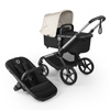 Bugaboo Fox 5 Renew Graphite/Black Haritage/Misty White wózek 2w1 głęboko-spacerowy