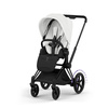 Cybex e-Priam 5.0 Matt Black Off White zestaw 3w1 z fotelikiem Cloud T i-Size