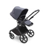Bugaboo Fox Cub Black/Stormy Blue wózek 2w1 głęboko-spacerowy