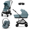 Cybex Melio 2025 Stormy Blue zestaw 3w1 z fotelikiem Cybex Cloud G i-Size