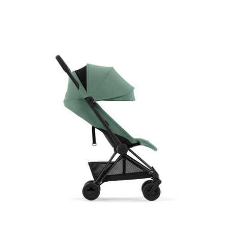 Cybex Coya Matt Black Leaf Green wózek spacerowy