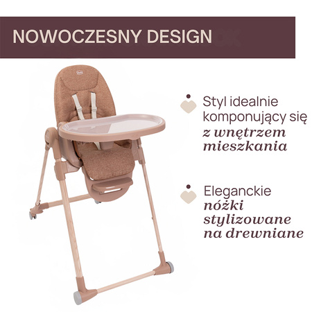 Chicco Polly Armonia Terracotta Krzesełko do karmienia