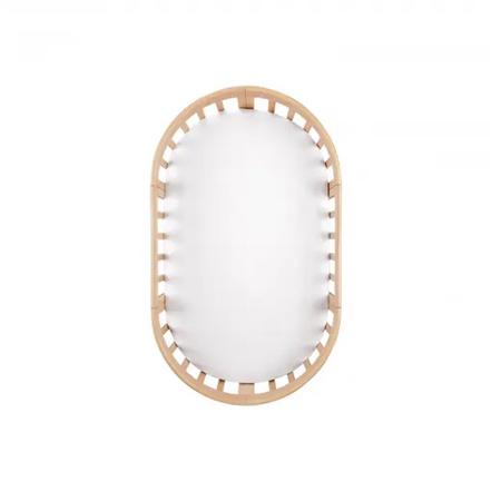 Waldin zestaw bawełnianych prześcieradeł do owalnych łóżeczek 7w1