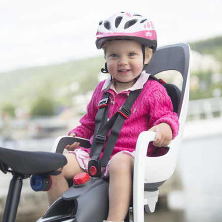 Hamax Caress White/Mint fotelik rowerowy montowany na ramie