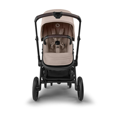 Bugaboo Fox 5 Renew Komplet Black/Desert Taupe Melange wózek 2w1 głęboko-spacerowy