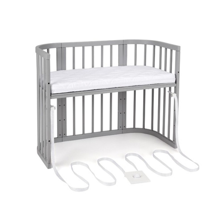 Waldin Łóżeczko 5w1 Szare z opcją kołyski