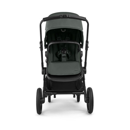 Bugaboo Cub Komplet Black/Forest Green wózek 2w1 głęboko-spacerowy