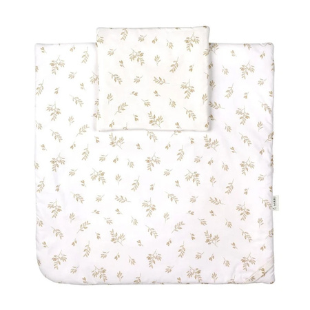 Waldin pościel niemowlęca Rożek 2 w 1 Zielone Gałązki