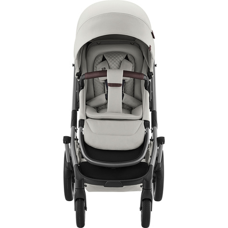 Britax Romer Smile 5Z Lux Linen Grey zestaw 4w1 z fotelikiem Baby-Safe Pro Linen Grey i bazą Vario 5Z