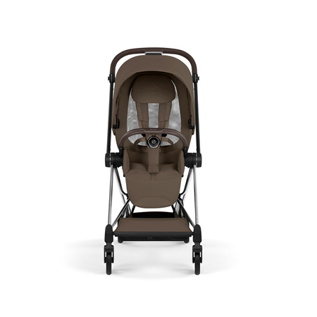 Cybex Mios 4.0 Style Chrome Brown Coconut Brown zestaw 3w1 z fotelikiem Cloud T i-Size