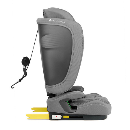 Kinderkraft FIX2GO Szary fotelik samochodowy 76-150 cm (9-36 kg)