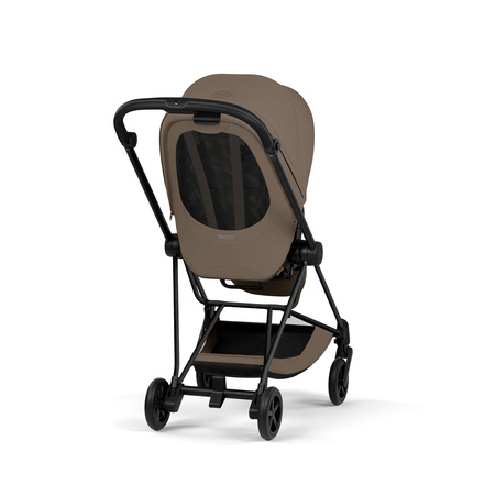 Cybex Mios 4.0 Style Matt Black Coconut Brown zestaw 3w1 z fotelikiem Cloud T i-Size