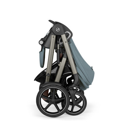 Cybex Talos S Lux Stormy Blue wózek 3w1 głęboko-spacerowy z fotelikam Cloud G Plus