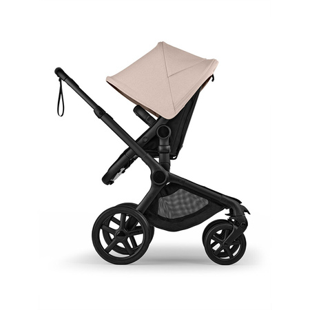 Bugaboo Fox 5 Renew Black/Black Haritage/Desert Taupe Melange wózek 2w1 głęboko-spacerowy