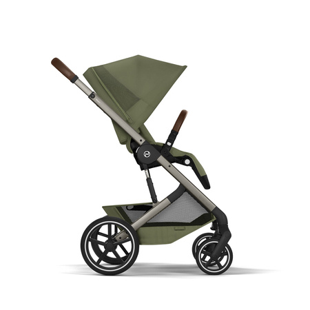 Cybex Balios S Lux 2026 ze składaną gondolą Moss Green wózek 2w1 głęboko-spacerowy