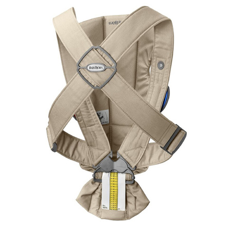 BabyBjorn nosidełko Mini Woven Beżowy
