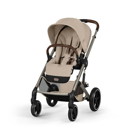 Cybex Balios S Lux 2026 Almond Beige zestaw 3w1 z fotelikiem Cloud G3 i-Size Plus