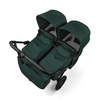 Bugaboo Donkey6 Twin Black/Fern Green wózek 2w1 dla bliźniąt