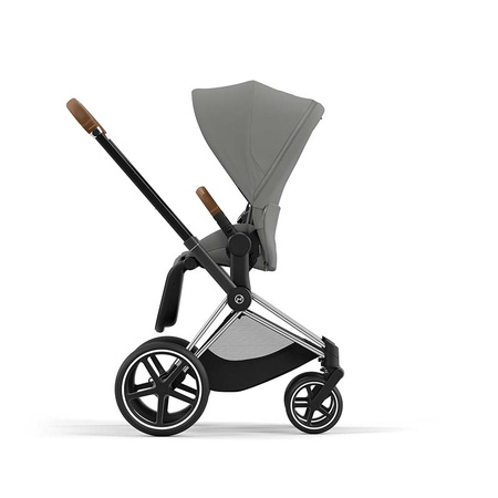 Cybex Priam 4.0 Mirage Grey zestaw 3w1 z fotelikiem Cloud T Plus