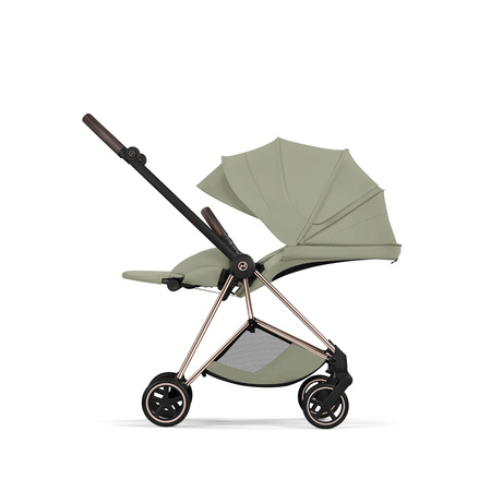 Cybex Mios 4.0 Style Rosegold Sage Green zestaw 3w1 z fotelikiem Cloud T i-Size