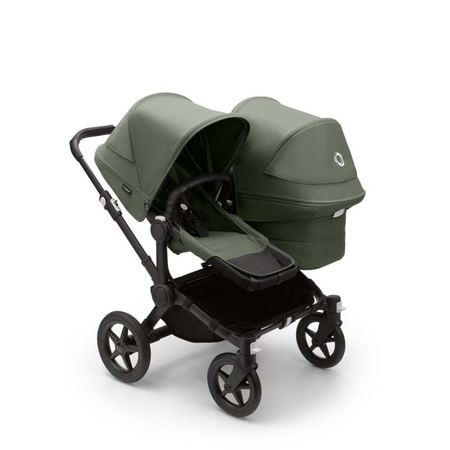 Bugaboo Donkey 5 Duo Black/Forest Green wózek 2w1 rok po roku