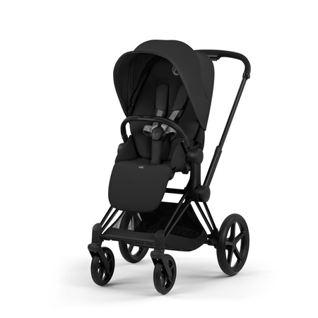 Cybex Priam 5.0 Comfort Matt Black Sepia Black zestaw 3w1 z fotelikiem Cloud T i-Size