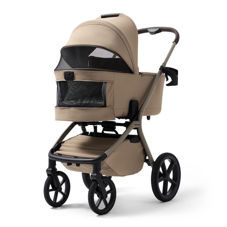 Future Calvio Almond Cream wózek 3w1 z Cybex Cloud G3