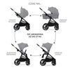 Kinderkraft Nea 2 Platinium Grey wózek 2w1 głęboko-spacerowy
