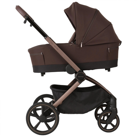 Adamex Como Chocolate Brown wózek 2w1 głęboko-spacerowy